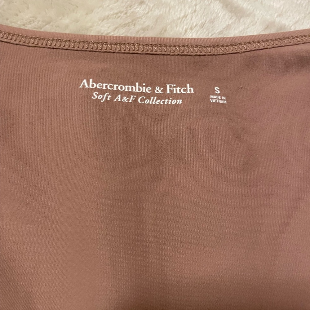 Abercrombie & Fitch Soft A&F Tan Long Bodysuit - image 4